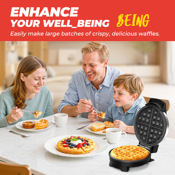Novalife Waffle Maker 7 Stainless Steel