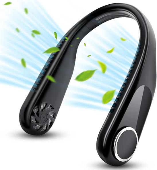 Neck Fan, Hand Free Personal Neck Fans For Your Neck, Portable Rechargeable Neck Fan, Up To 10 Hours Wearable Long Working Time Neck Fan, Hand Free Personal Neck Fans For Your Neck, Portable Rechargeable Neck Fan, Up To 10 Hours Wearable Long Working Time