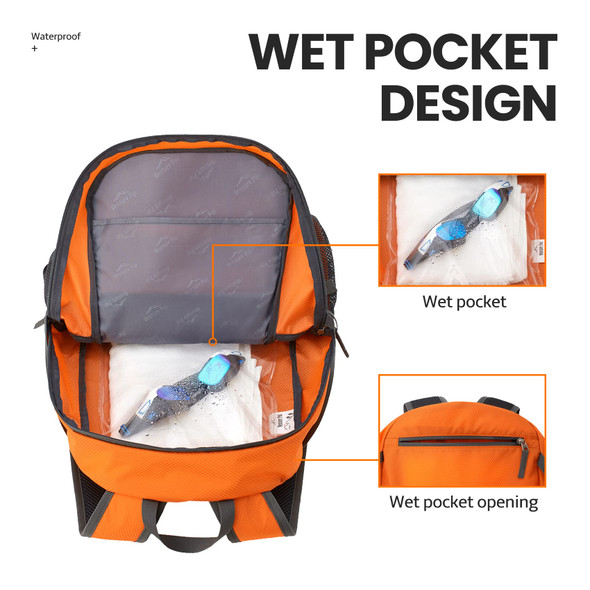 Venture Pal Lightweight Packable Travel Hiking Backpack Daypack 40L