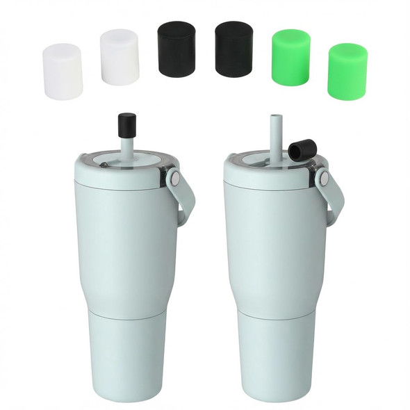Kaioulu Magnetic Straw Cover Silicone Straw Caps Compatible With Br'mate All Era