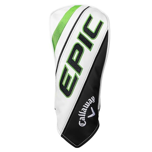 Callaway Golf Epic Speed Max White/Green/Black Driver Headcover White