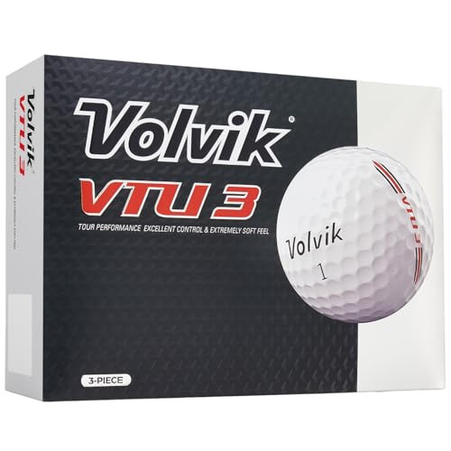 Volvik Tour Urethane Vtu3 White Golf Balls (One Dozen White