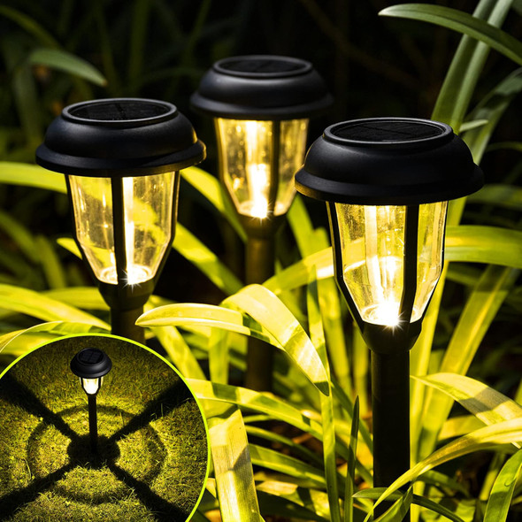 Solpex 8 Pack Solar Pathway Lights, Solar Path Lights Waterproof, Solar Garden Lights Outdoor For Garden, Yard, Pathway, Landscap Solpex 8 Pack Solar Pathway Lights, Solar Path Lights Waterproof, Solar Garden Lights Outdoor For Garden, Yard, Pathway, Landscap