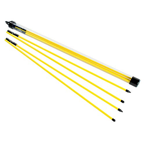 Callaway Alignment Stix Golf Swing Trainer Yellow (Collapsible) Set Of 2 48 Inches Set Of 2