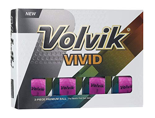 Volvik Vivid Golf Balls Purple