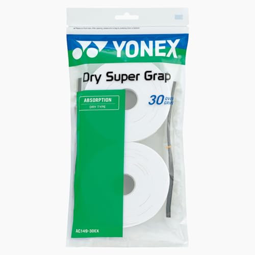 Yonex Dry Super Grap White 30 Pack White