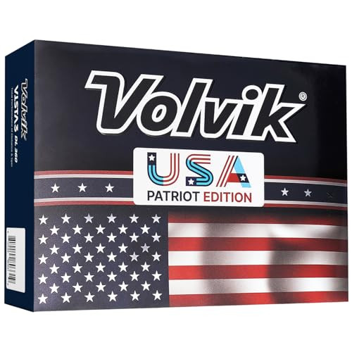 Volvik Vista3 Usa Patriot Edition Golf Balls
