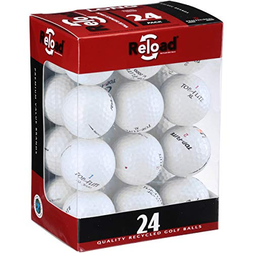 Top Flite Flight Reload Recycled Golf Balls (24Pack) Top Flite Golf Balls White 24Pack White