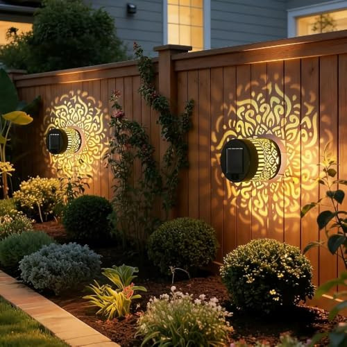 Uniqus Likarel Solar Mandala Light Outdoor Solar Fences Light Outdoor Led Solar
