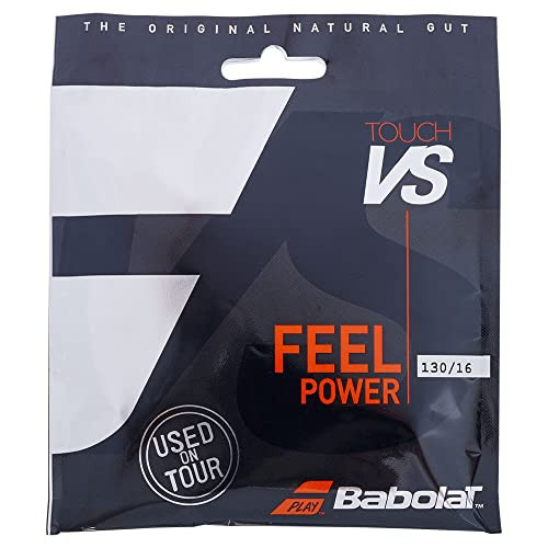 Babolat Vs Touch (16 Natural Gut String (Black 16 1.30Mm Black