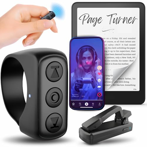 Nixantha Kindle Page Turner Remote For Kindle Paperwhite Black