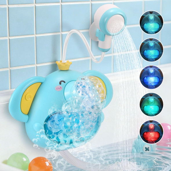 Lightshyer Bath Toys Light Up Elephant Baby Bubble Bath Toys 2 In