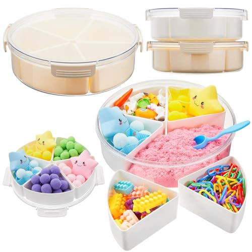 Vertintong Sensory Bin With Lid And Removable Storage Inserts Sensory Activities For 11.22 Inch 2 Pcs