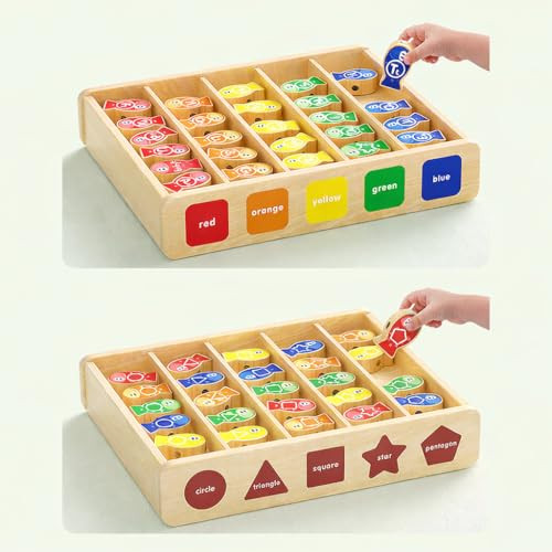 Yunhe Xinqiao Toys Factory Montessori 6In1 Fishing Toys For Toddlers 3+ Wooden Magnetic Fish Game
