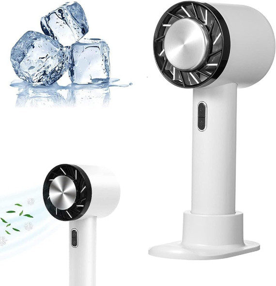 Handheld Cooling Fan Mini Personal Fan Usb Rechargeable Portable Fan Battery Operated 3 Speeds, Cold Compress Cooling Fan Small Handheld Cooling Fan Mini Personal Fan Usb Rechargeable Portable Fan Battery Operated 3 Speeds, Cold Compress Cooling Fan Small