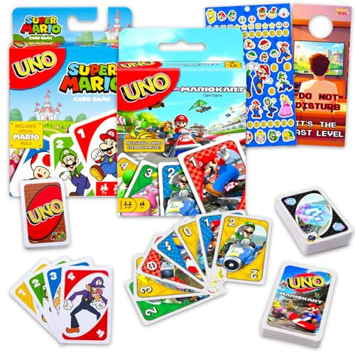 Super Mario Ultimate Super Mario Uno Cards Set