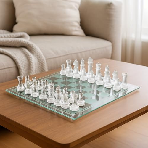 Ziphia Elegant 10 Glass Chess Set