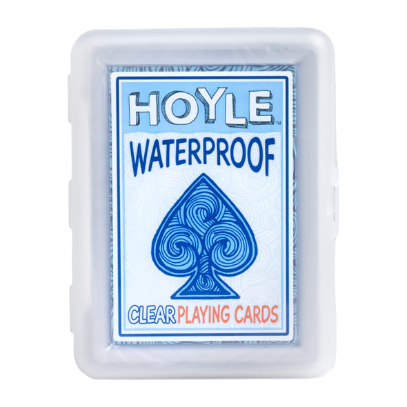 Hoyle Waterproof Playing Cards Clear Plastic Deck Of Cards For Outdoor Card Clear