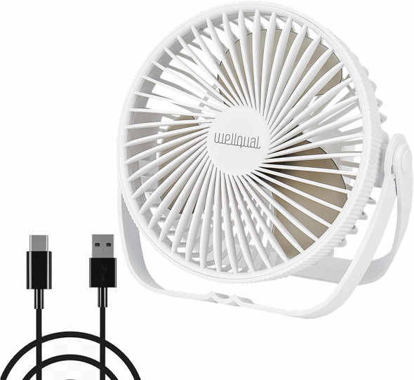 Usb Desk Fan, 6 Inch Fan 3 Quiet Speeds, Strong Airflow, Mini Portable Table Fan Usb Powered, Personal Cooling Fan, Desktop Usb Desk Fan, 6 Inch Fan 3 Quiet Speeds, Strong Airflow, Mini Portable Table Fan Usb Powered, Personal Cooling Fan, Desktop