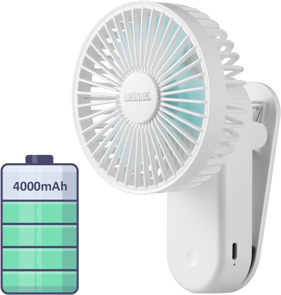 Handheld Mini Fan, Portable Clip On Fan Battery Operated, 3 Speeds Personal Hand Fan, Small Powerful Desk Fan With Magnet Base Handheld Mini Fan, Portable Clip On Fan Battery Operated, 3 Speeds Personal Hand Fan, Small Powerful Desk Fan With Magnet Base