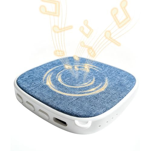 Byh Bluetooth Pillow Speaker For Sleeping Portable White Noise Sound Machine Mini White