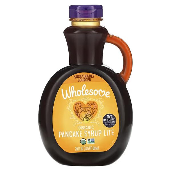 Wholesome Organic Lite Pancake Syrup 20 Fz