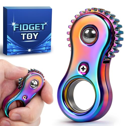 Kyerivs Metal Fidget Toy For Teen Boys Finger Fidgets Spinner Figette Clicker