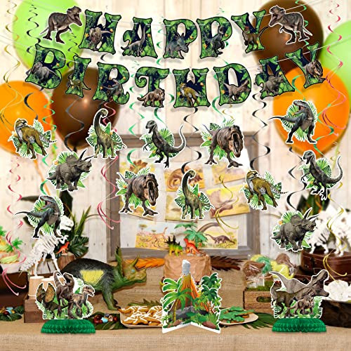 Nicowarm Dinosaur Birthday Party Decorations Set