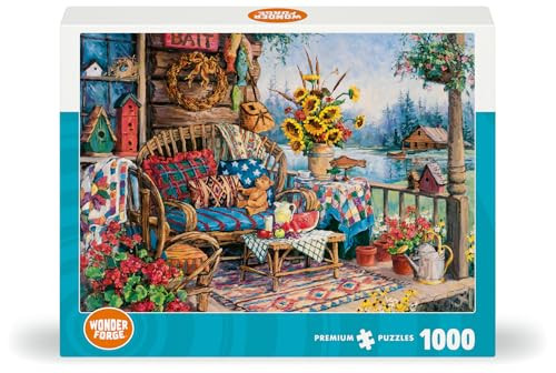 Wonder Forge Country Hideaway Jigsaw Puzzle For Adults 1000 Piece