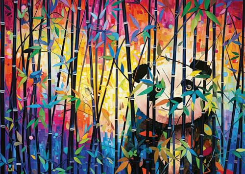 Wonder Forge Peekaboo Panda Jigsaw Puzzle For Adults 1000 Piece