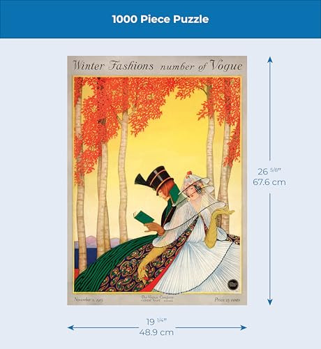 York Puzzle Company Vogue Magazine Autumn Reading 1000 Piece