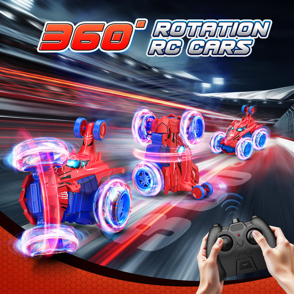 Doodays Spider Remote Control Car Rc Cars ToysCool Rechargeable Stunt Rc Car