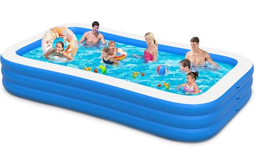 Vantacent89 Inflatable Swimming Pool For Adults Kids 10Ft
