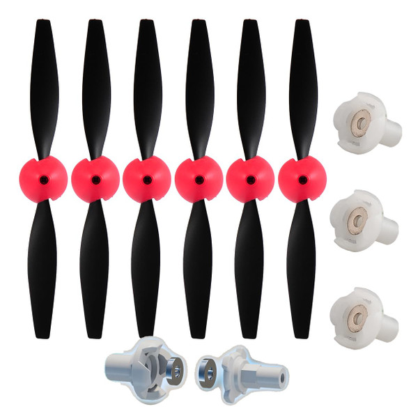 Antsir Upgraded Magnetic Series Rc Airplane Propeller Accessory Pack 400Mm Red