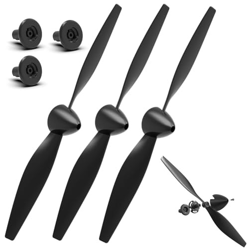 Volantexrc Rc Plane Propellers 3Piece Set With Propeller Protectors And Adapters For