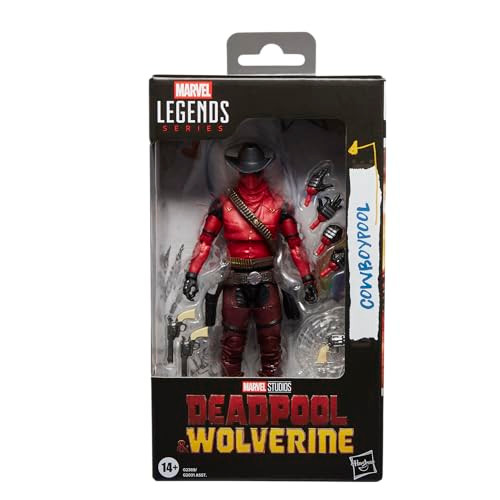 Marvel Legends Series Cowboypool Marvel Studios' Deadpool and Wolverine Movie Collectible 6Inch