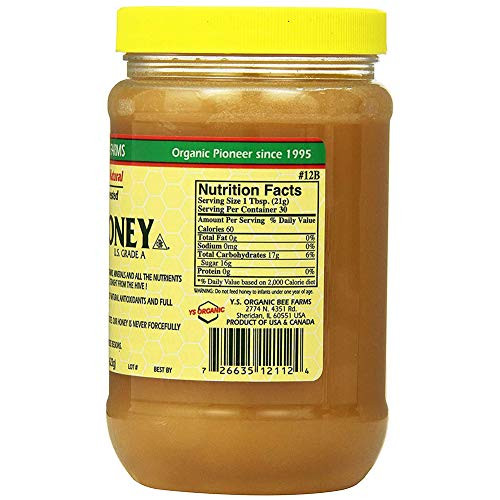 Ys Organic Eco Bee Farms Raw Honey 22 Oz 5Pack