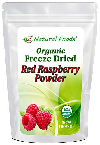 Z Natural Foods Organic Red Raspberry Powder 1 Lb Red
