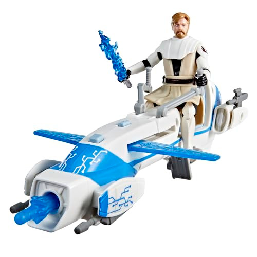 Star Wars Epic World Of Action ObiWan Kenobi Action Figure and Barc Speeder 10 Cm