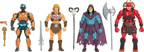 Masters Of The Universe Action Figure Toy Movie Accurate With 1 Exclusive 14 Posable 5.5 Inch 4 Pack