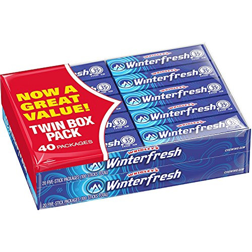 Wrigley'S Winter Fresh Winter Fresh 20 Twin Pack 40Count
