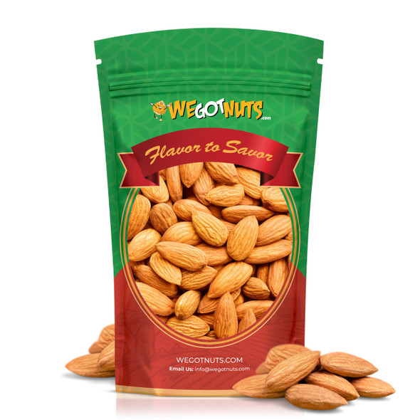 We Got Nuts Jumbo California Almonds (Whole Naturel Non Gmo Shelled Unsalted 64Oz 4 Pounds