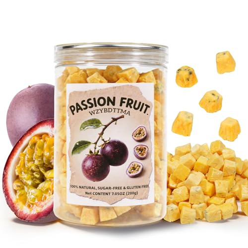 Wzybdttma Freeze Dried Passion Fruit 7.05Oz 200G