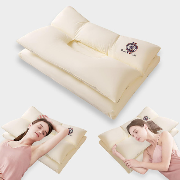 Youpi Cervical Neck Pillow For Sleeping Ergonomic Design Bed Pillow For Side/Back/Stomach