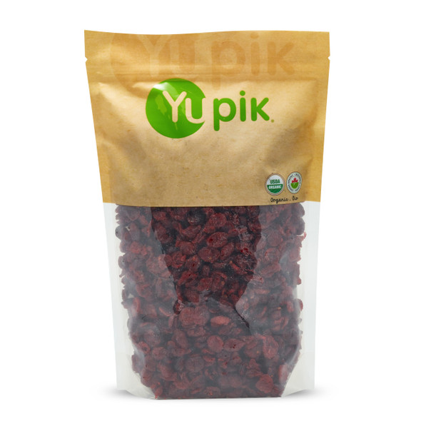 Yupik Organic Cranberries NonGmo GlutenFree Kosher Vegan Sweetened Dried Fruits Fruity and 35.2 Oz 2.2 Lb
