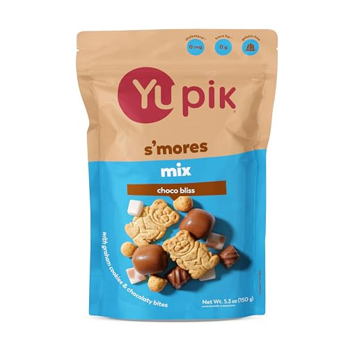 Yupik S'mores Mix Chocolatey Delight Blend Of Marshmallows Chocolate Chunks and Crunchy 5.3 Oz