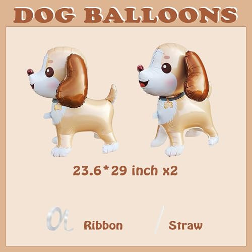 Zafete Standing Dog Balloons Inflatable Dog Puppy Birthday Party Decorations Funny Animal
