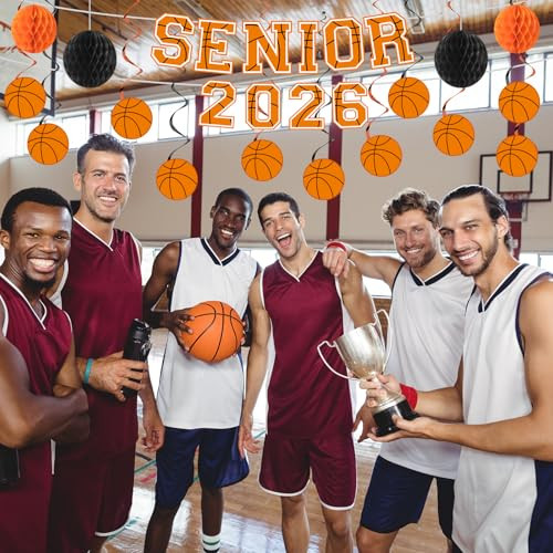 Zoiiwa Basketball Senior Night Party Decor Senior Sport Theme Banner