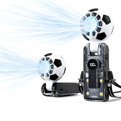 Salan Portable Handheld Turbo Fan With Ice Cooling5 Speed Battery Rechargeable Foldable4Mode