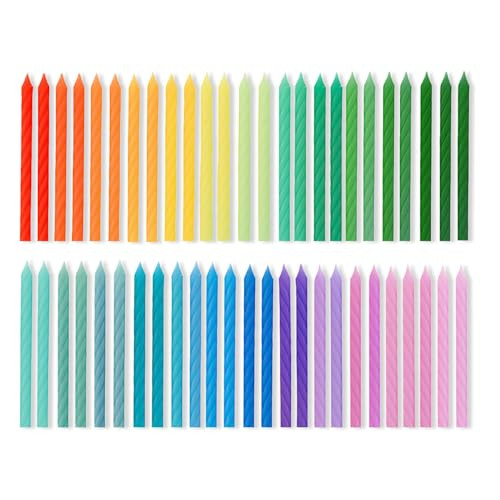 Cwise 50Count Spiral Birthday Cake Candles